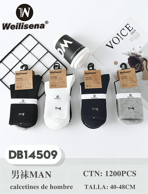 DOCENA DE CALCETINES PARA HOMBRE DB14509