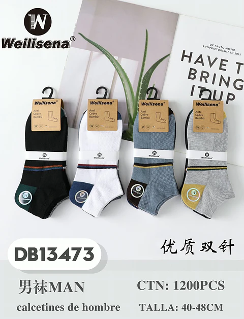 DOCENA DE CALTINES PARA CABALLERO DB13473