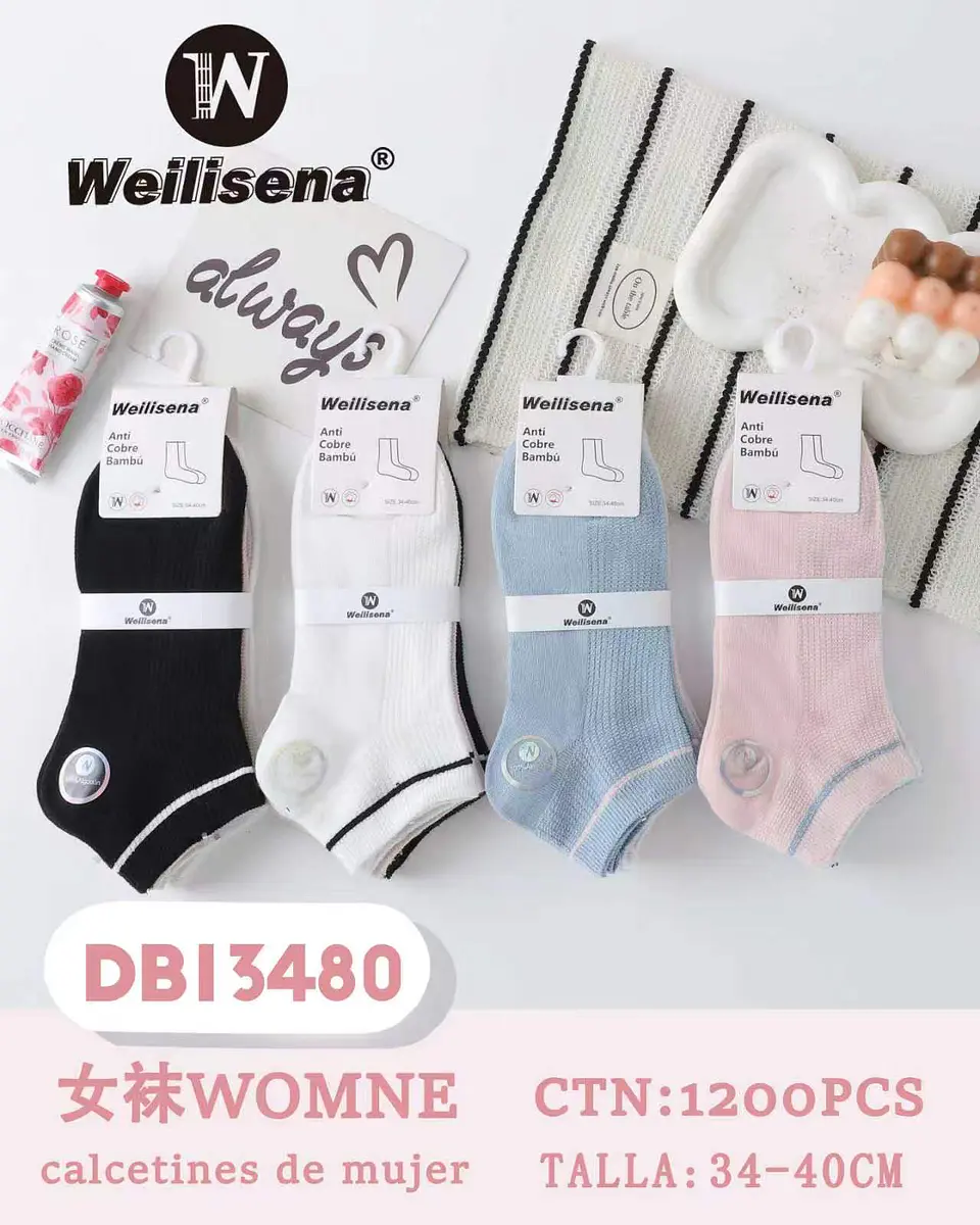 DOCENA DE CALCETINES PARA MUJER DB13480 1
