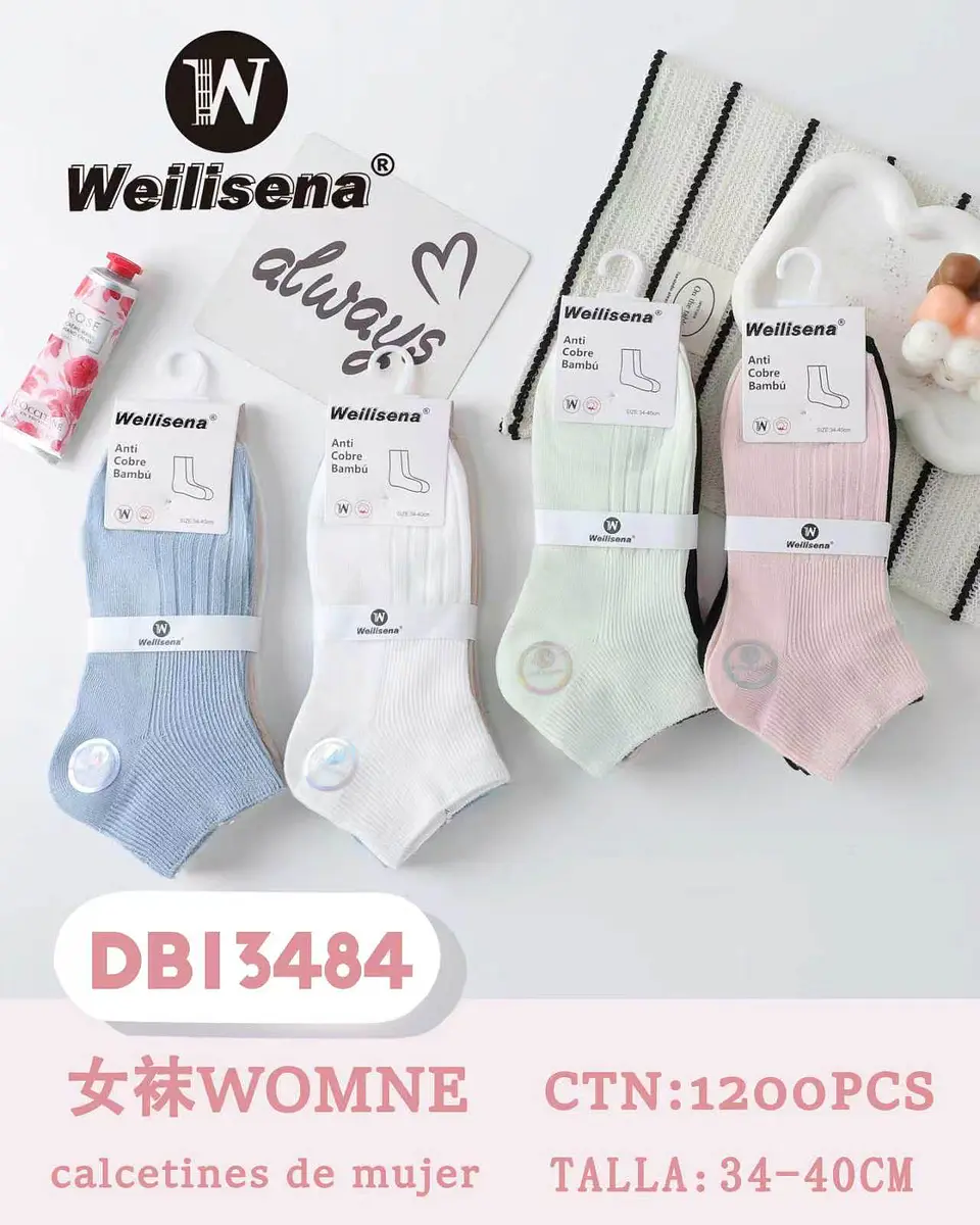 DOCENA DE CALCETINES PARA MUJER DB13484 1