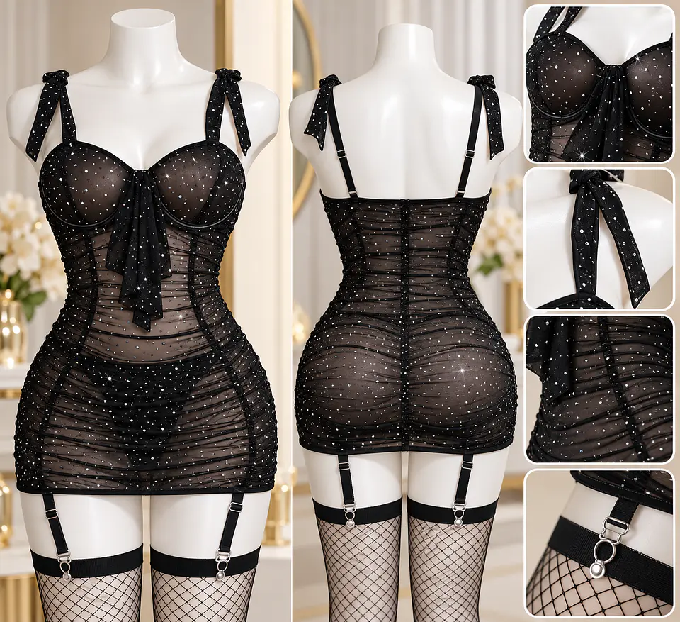 VESTIDO LENCERIA 60465 2