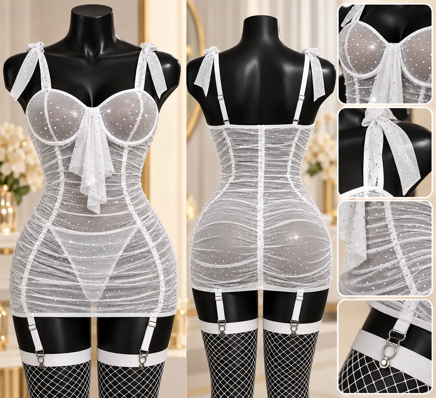 VESTIDO LENCERIA 60465 3