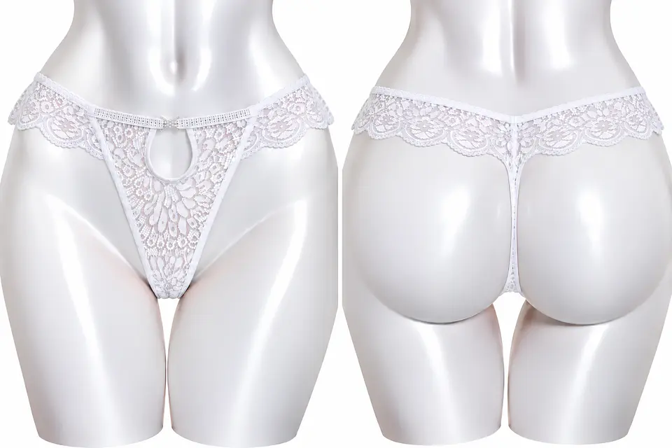 COLALE DE ENCAJE CON DISEÑO DE BRILLO 60470 6