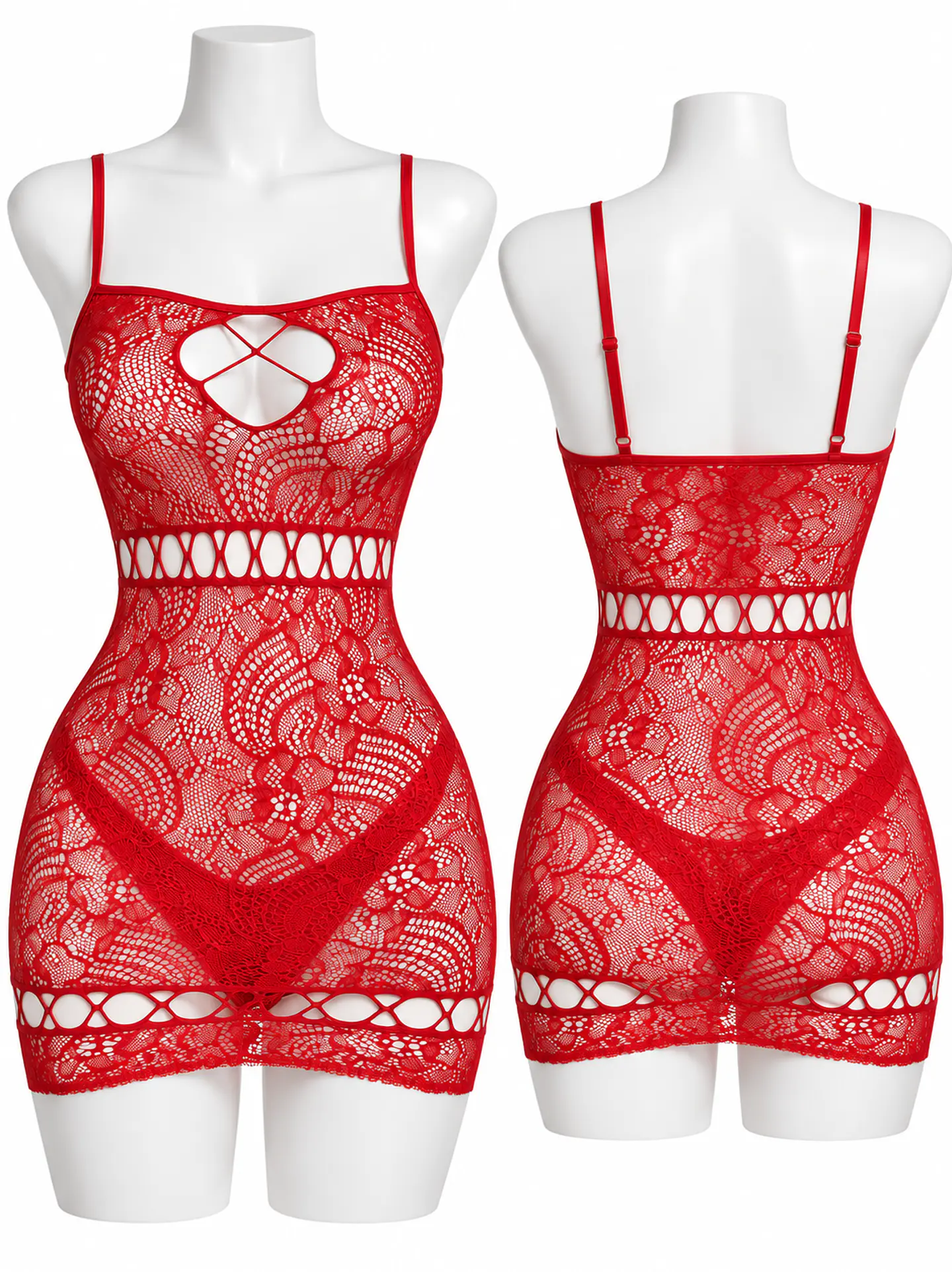 VESTIDO DE MALLA YS02121 3