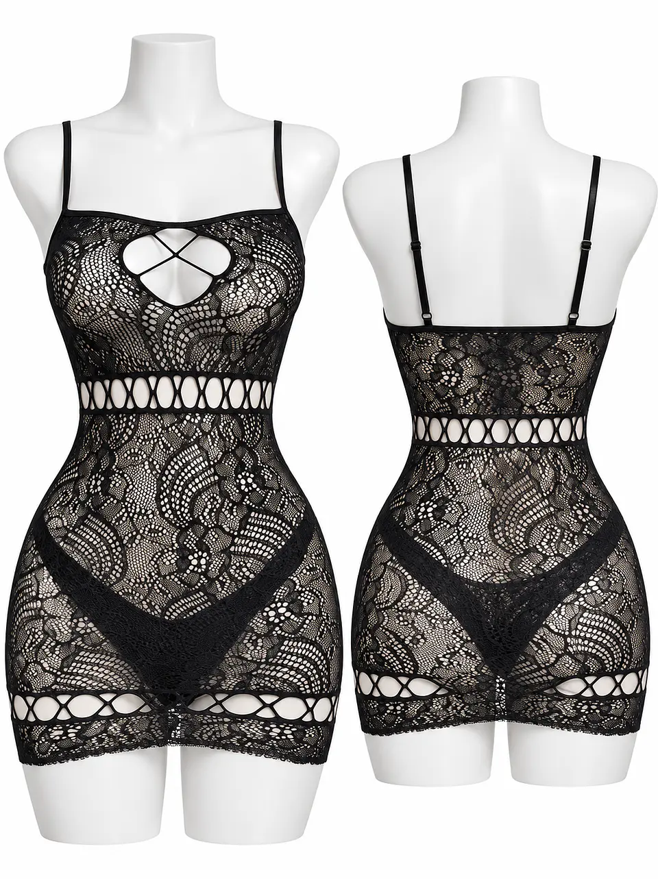 VESTIDO DE MALLA YS02121 4