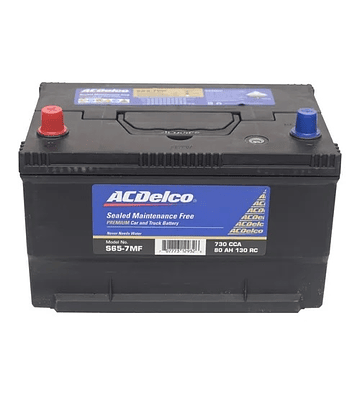  S65-7 80ah Bateria Acdelco Borne Grande +positivo Izquierdo