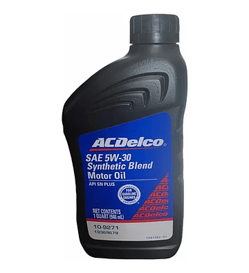 5W30 API SN PLUS Aceite 1Litro ACDelco Sintetico Blend 