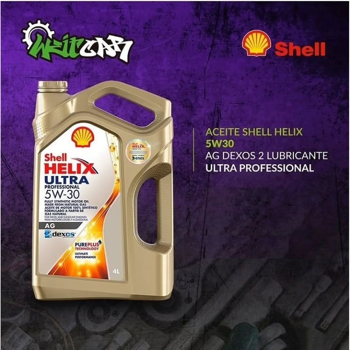 5W30 AG Dexos2 Aceite Shell Helix Ultra PROFESSIONAL