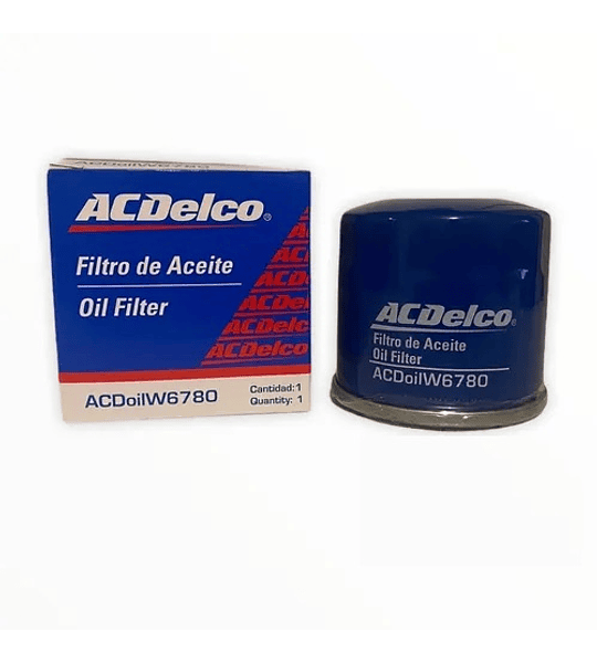 W67/80 Filtro De Aceite Acdelco Original 