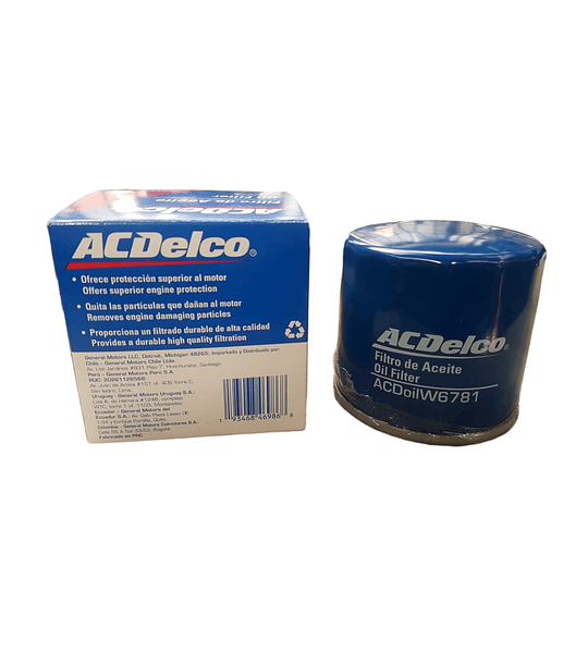 W67/81 / Acdoilw6781 / 25fl6720  Filtro Aceite Acdelco 