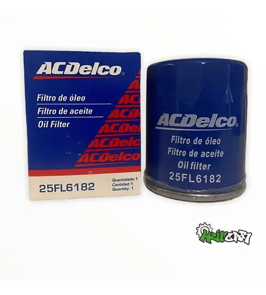 W61082 / 25FL6182 Filtro De Aceite Original Acdelco Chevrolet / Combo / Corsa
