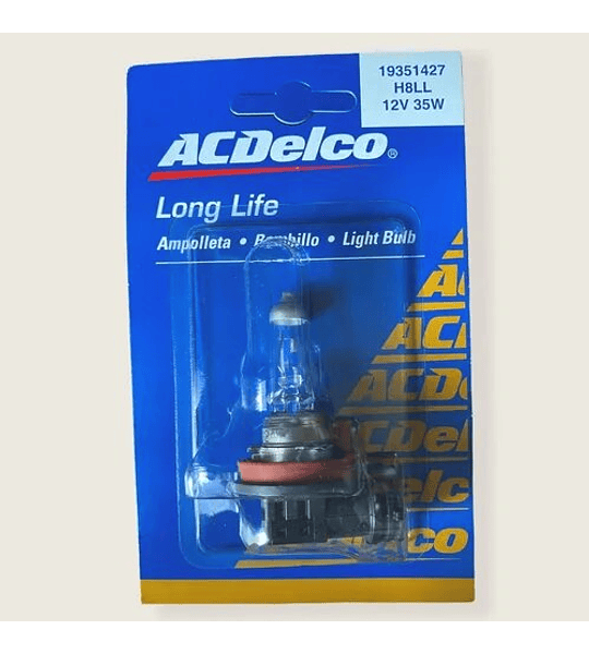 H8LL 12v/35w Long Life Ampolleta Original ACDelco General Motors