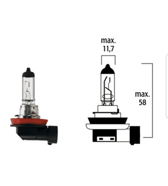 H8LL 12v/35w Long Life Ampolleta Original ACDelco General Motors