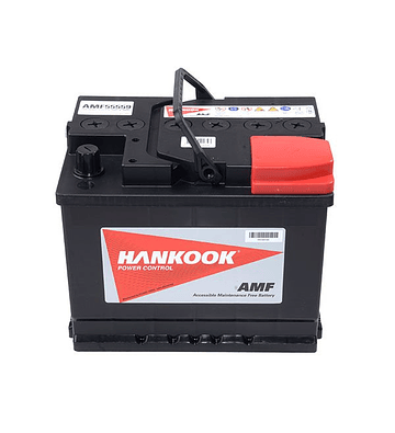 AMF55559 55ah Batería  Hankook +Positivo DERECHO