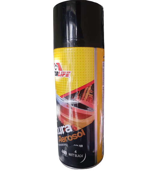 Spray Negro Matte 400ml Motor Life