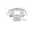 D1593XSS / SP1399 Pastilla de Freno HYUNDAI ACCENT/ KIA RIO V DEL. 11/...GELLY GS 19