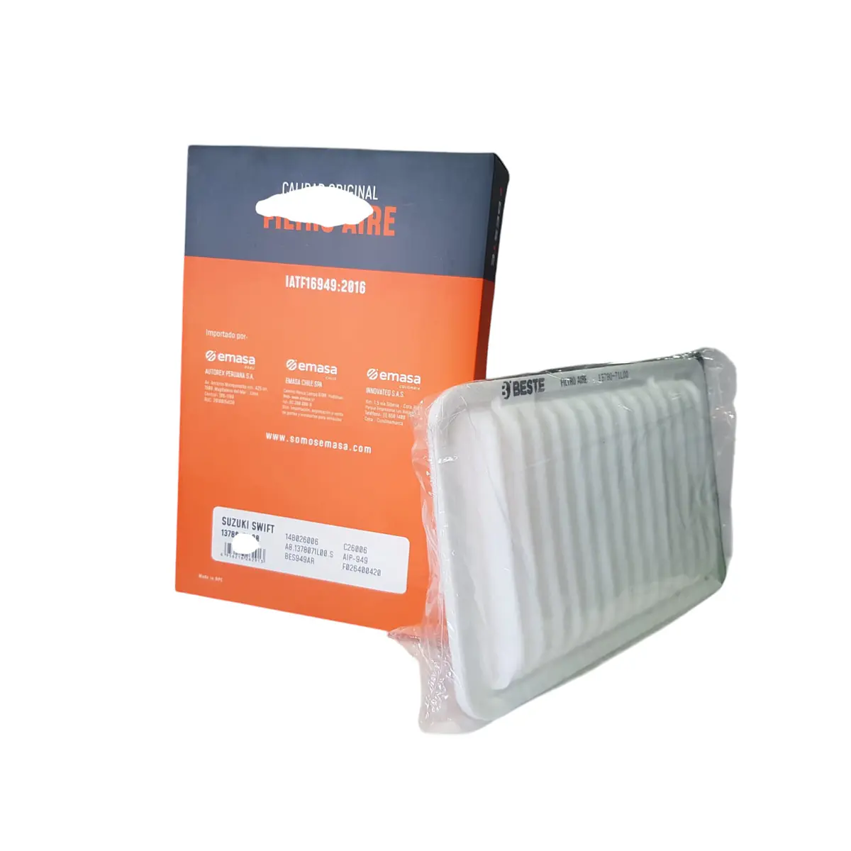C26006 Filtro Aire Beste Suzuki Ciaz / Swift