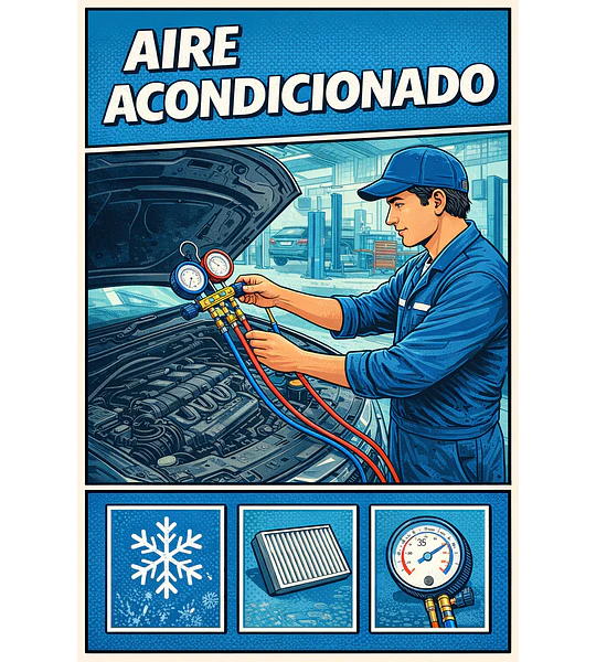 Carga y Diagnostico del Sistema Aire Acondicionado