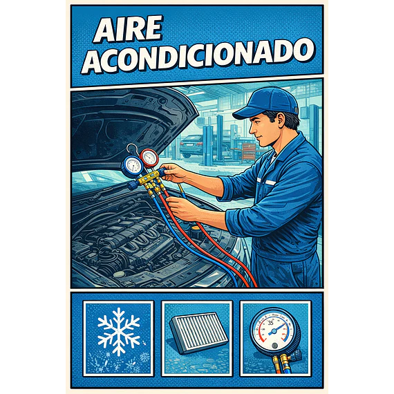 Carga y Diagnostico del Sistema Aire Acondicionado