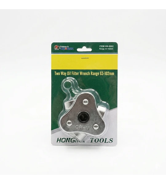 Two way oil filter wrench range 63 - 102 mm