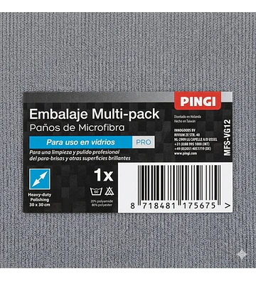 Paño de microfibra “PINGI”