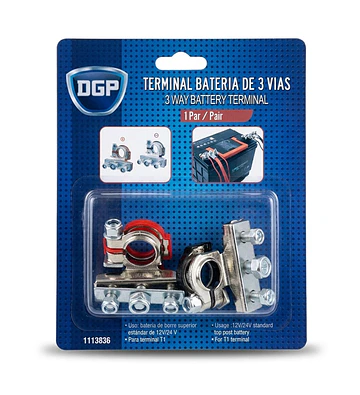 Terminal bateria de 3 vias DGP (1 par)