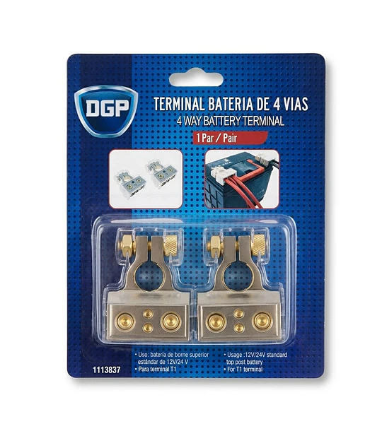 Terminal bateria de 4 vias DGP (1 par)