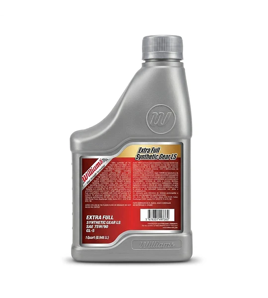 Lubricante Williams extra full Synthetic Gear LS 75w/90 GL-5.  1L