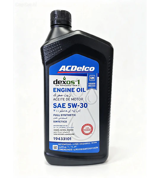 5W30 Dexos 1 Gen3 Aceite  ACDelco Full Sintético