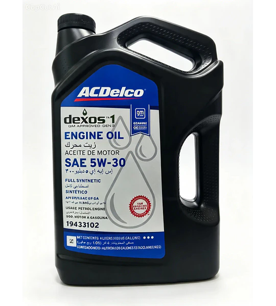 5W30 Dexos 1 GEN 3 4Litros  Aceite ACDelco Full Sintético