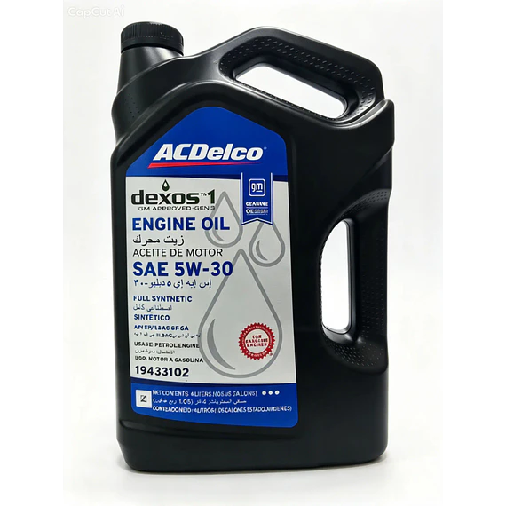 5W30 Dexos 1 GEN 3 4Litros  Aceite ACDelco Full Sintético