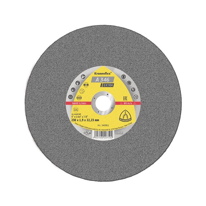 Disco corte Klingspor A346EX 9 X 1.9 X 22 340952