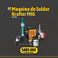 Kit Máquina de Soldar Krafter Mig 200TEC - Miniatura 1
