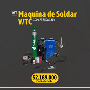  Kit Soldadora WTC – 300 CPT 350A 380V