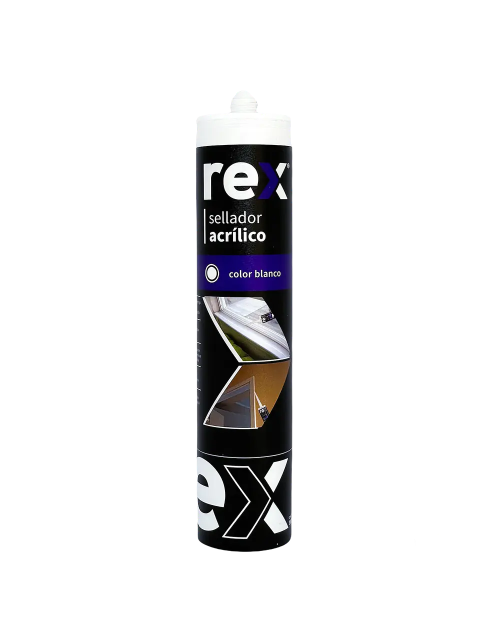 Sellador Acrílico Rex Color Blanco 300 ml 1