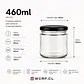 Frasco Conservero 460ml - Don Frascos - Pack 24 Unidades - Tapa Negra - Miniatura 2
