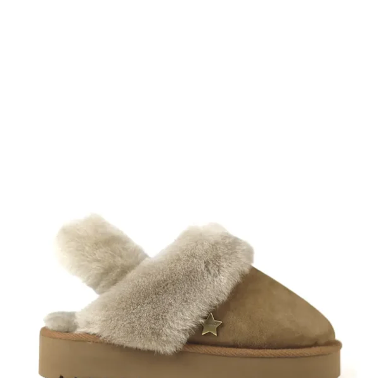 SANDÁLIAS CAMURÇA COM PÊLO CUBANAS 1