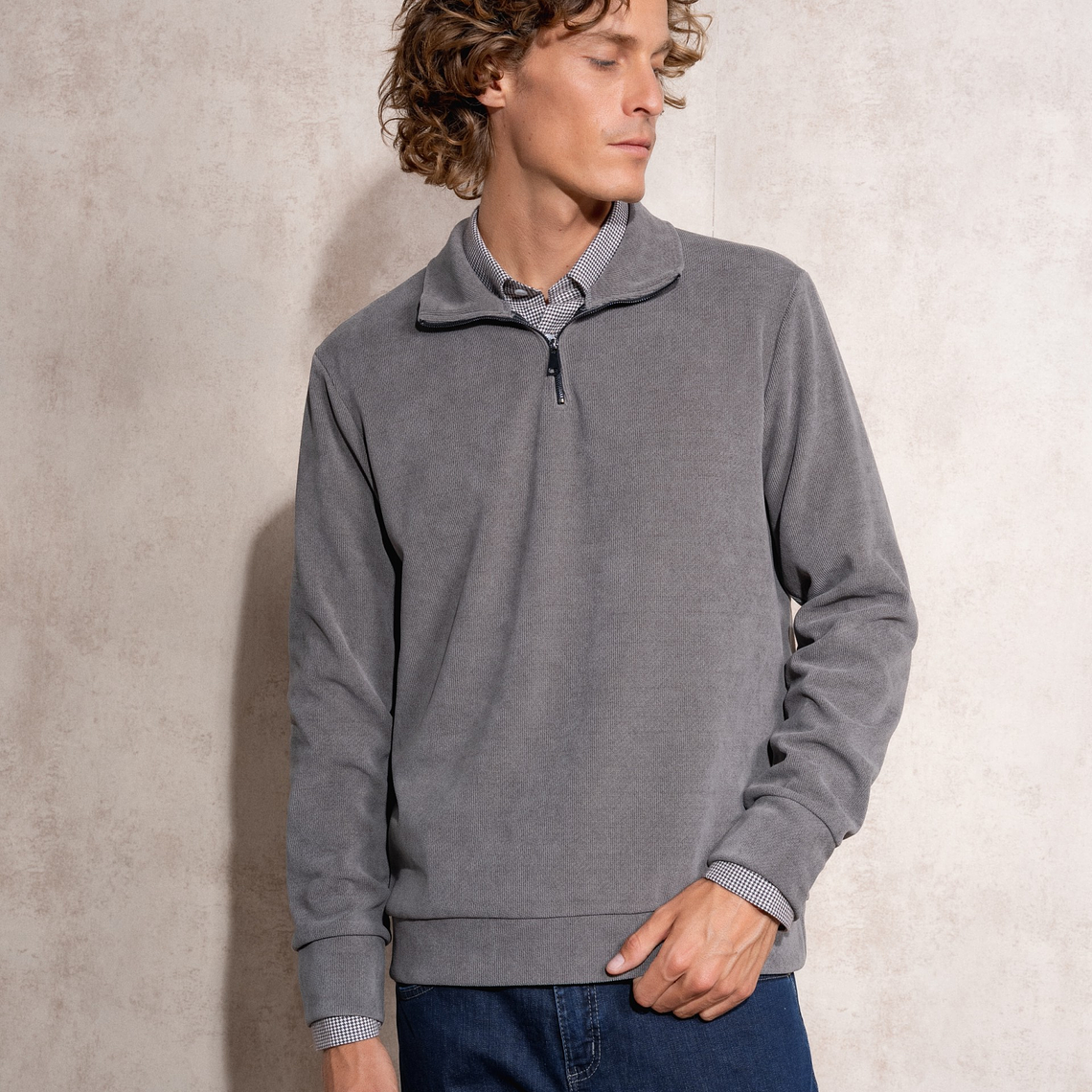 CAMISOLA COM FECHO SMF JEANS 1