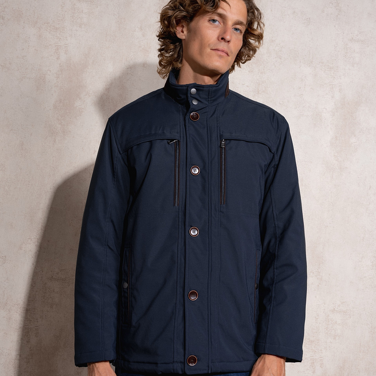 CASACO DE HOMEM COM BOTÕES AZUL SMF JEANS 1