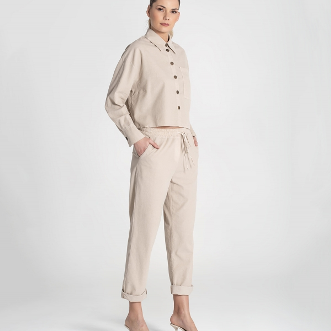 CALÇAS DE BOMBAZINE RUGA 1