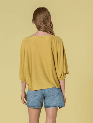 CAMISOLA FLUÍDA EM PISTACHIO DA RUGA