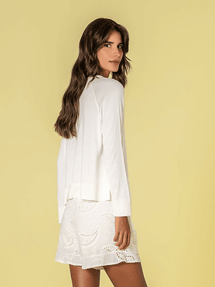 CAMISOLA BÁSICA EM CRU DA RUGA