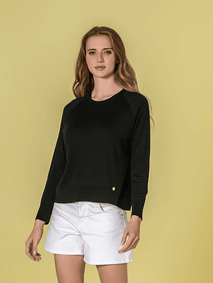 CAMISOLA BÁSICA EM PRETO DA RUGA