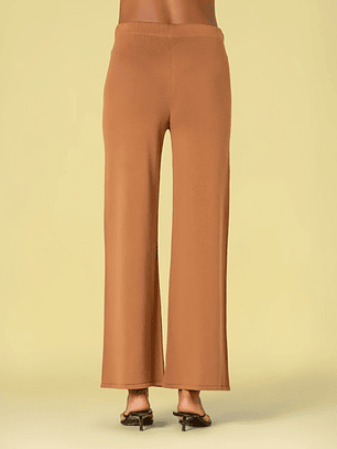 CALÇAS DE MALHA CARAMELO DA RUGA