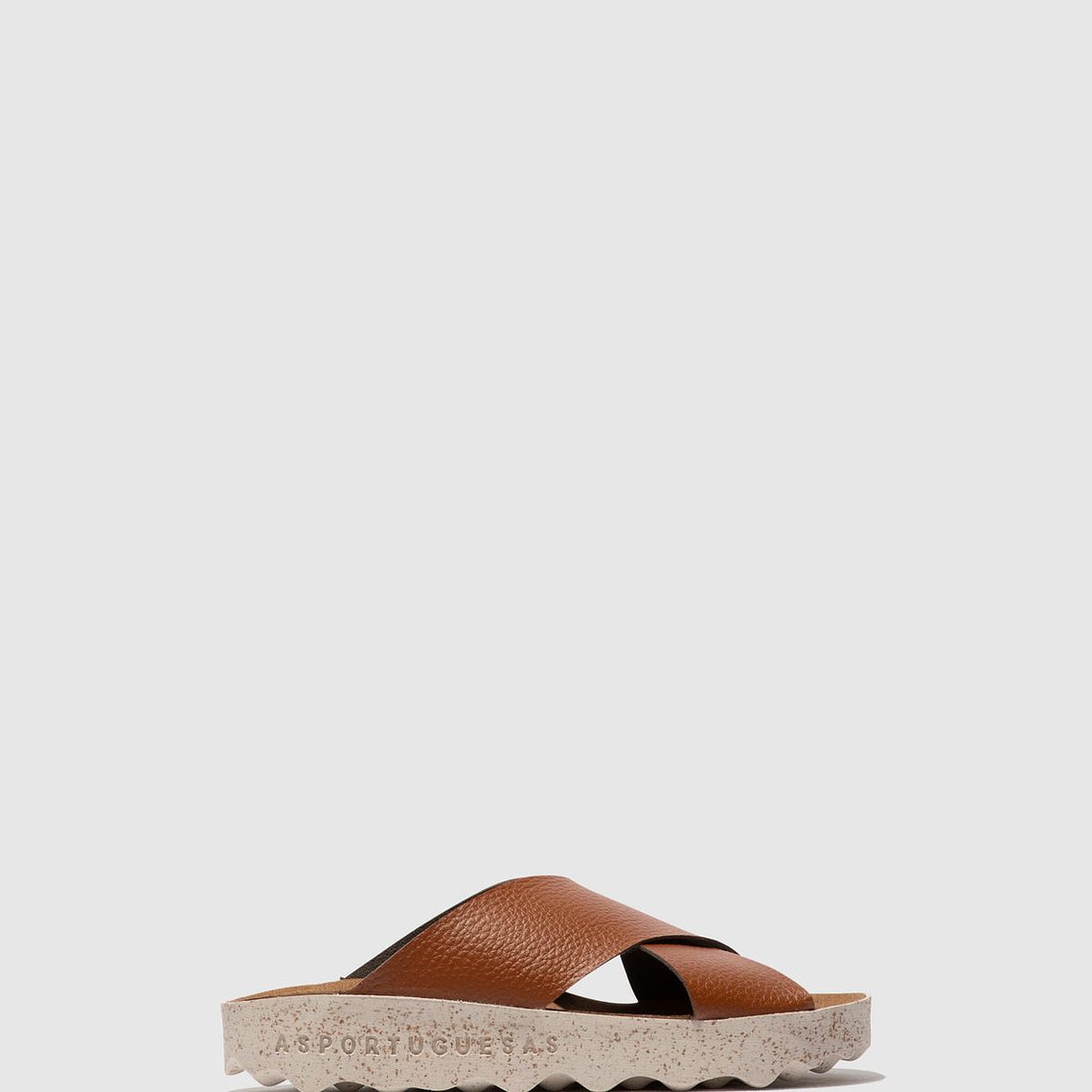 SANDÁLIAS CROSS ECOLEATHER CASTANHO ASPORTUGUESAS 1