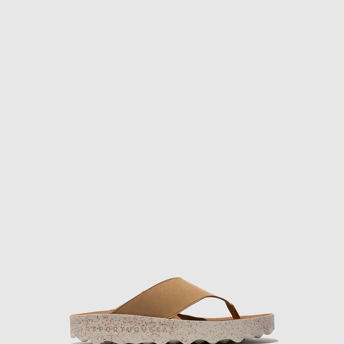 SANDÁLIAS CAMI ECOSUEDE BEIGE ASPORTUGUESAS  1