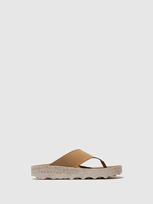 SANDÁLIAS CAMI ECOSUEDE BEIGE ASPORTUGUESAS 