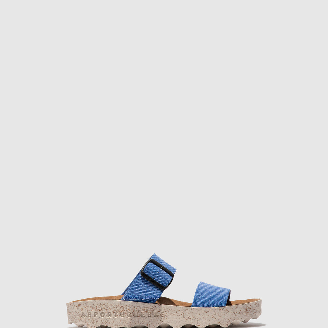 SANDÁLIAS COLY EM ALGODÃO AZUL ASPORTUGUESAS   1
