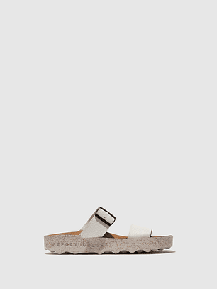 SANDÁLIAS COLY ECOLEATHER BRANCO ASPORTUGUESAS