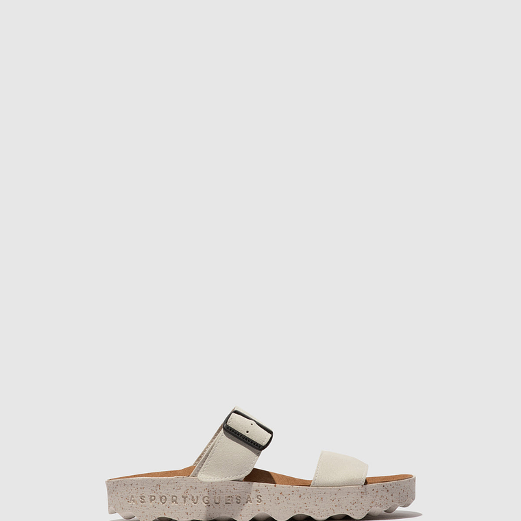SANDÁLIAS COLY ECOSUEDE BRANCO ASPORTUGUESAS  1